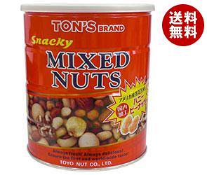 東洋ナッツ食品 トン スナッキー ミックスナッツ 650g缶×6個入×(2ケース)