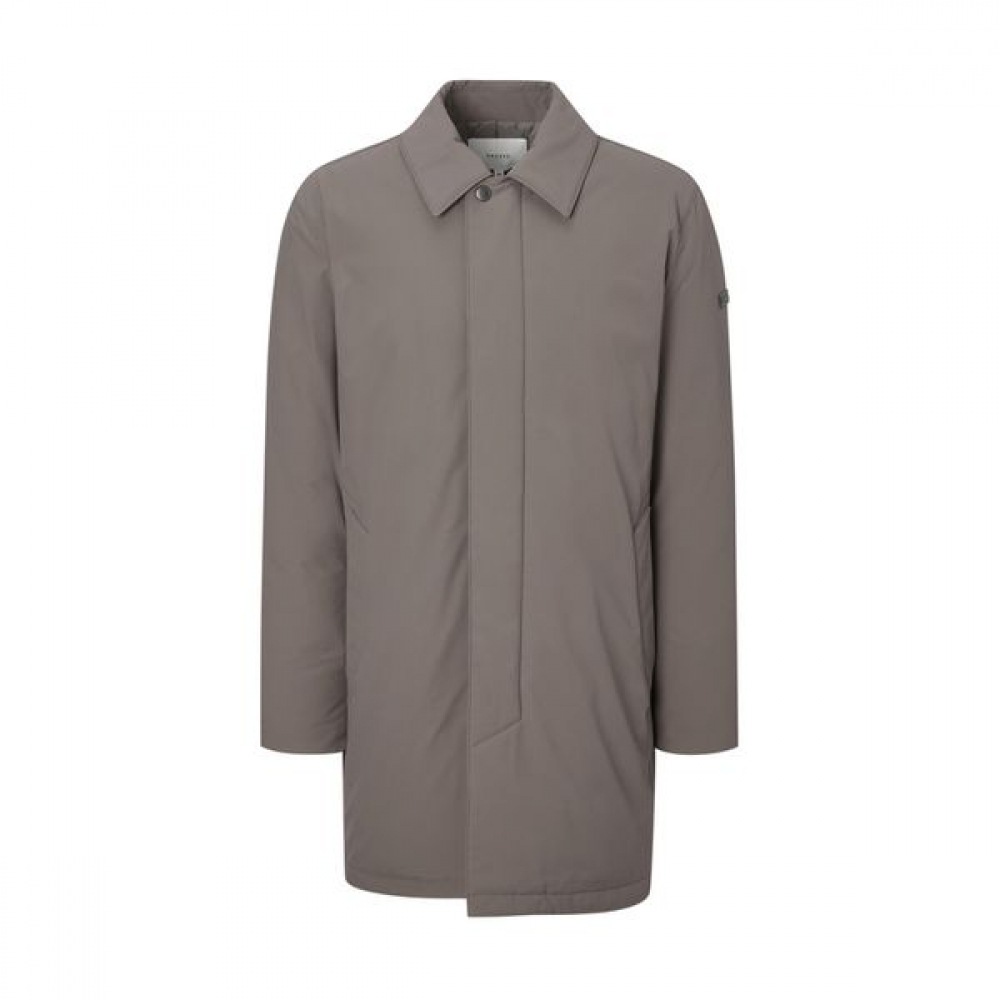 [ヘッジズ] 24FW ベージュソリッドハーフコート WHCO4D461I3