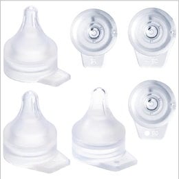 【送料無料】産れたばかりからすぐに使える♪病産院用母乳実感直付け乳首2個セット♪低出生体重児用/一般新生児用/低負担・流量大