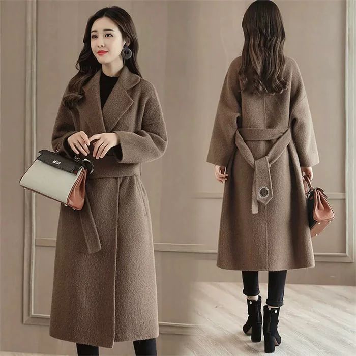 チェスターコート春冬暖かいレディースロングコートコートアウターカIジュアルファッション無地黒大きいサイズ体型カバー3040きれいめOL通勤オフィスビジネスベーシック春冬あったか