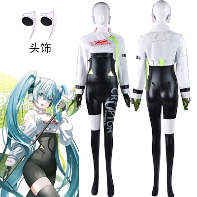 初音ミク GTプロジェクト GSR レーシングミク 2023Ver コスチューム コスプレ衣装 ハロウィン 変装 仮装