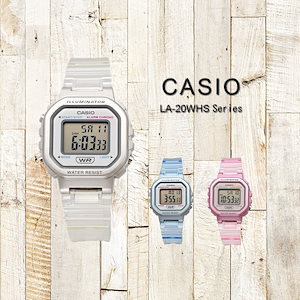 選べる CASIO レディース 腕時計 ゆうパケット LA-20WHS シリーズ チープカシオ チプカシ スクエア デジタル クリア スケルトン モデル キッズ かわいい 小さい アクセ ウォッチ