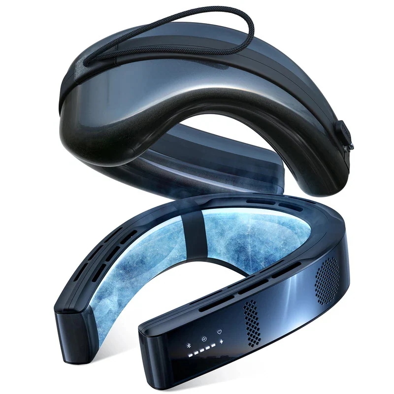 プレゼント AI搭載 CLIFY 兼用 上下風 3・最強冷却モデルTRR 首掛け扇風機 ネッククーラー 冷却プレート ネックファン
