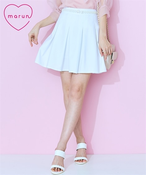 ミニスカート 大きいサイズ キュロットスカート marun