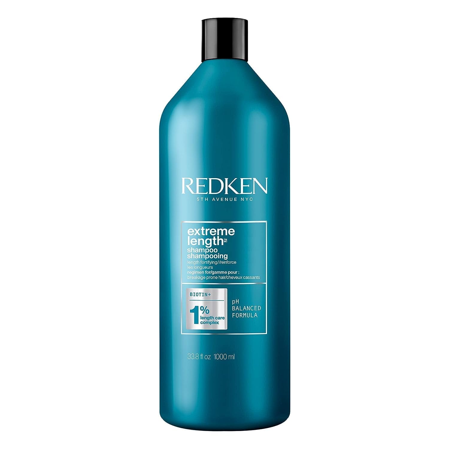Redken エクストリームレングスビオチンシャンプー 長い髪のための - 健康的な髪の成長を促進し損傷した髪を強化し髪の破損を防止しビオチンを注入します