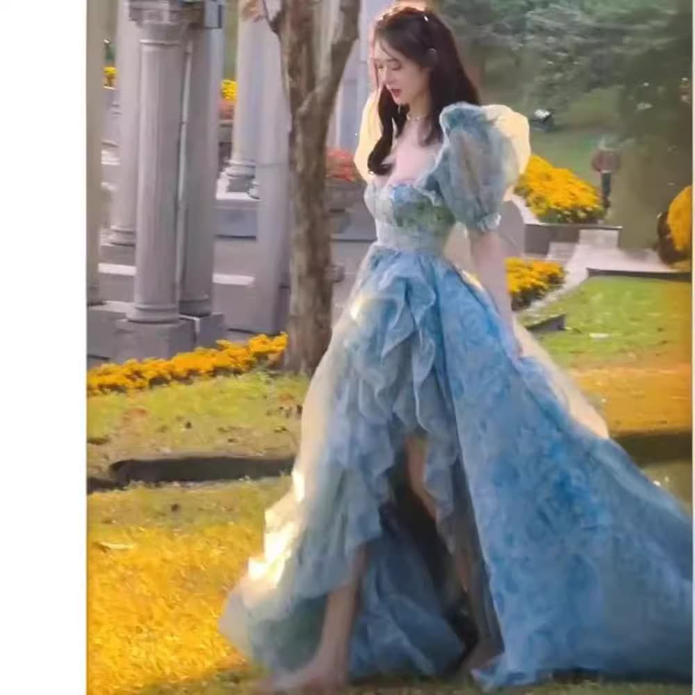 ブレスドレス女子誕生日プレゼントドレススリムパフスリーブパフスカート 5,476円