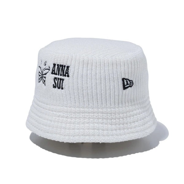 NEWERA ニューエラ ニットバケット Knit Bucket ANNA SUI アナ スイ ホワイト　メンズ 男性 レディース 女性 帽子 ハット 送料無料 NEW ERA 国内正規品 正規取扱