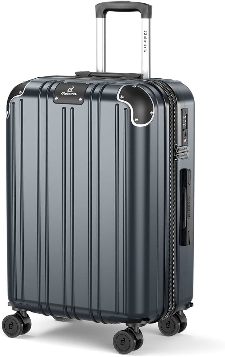 スーツケース 拡張機能＆ストッパー付き 超軽量 キャリーバッグ キャリーケース 出張 旅行 ビジネス (グレー, S-20inch サイズ)