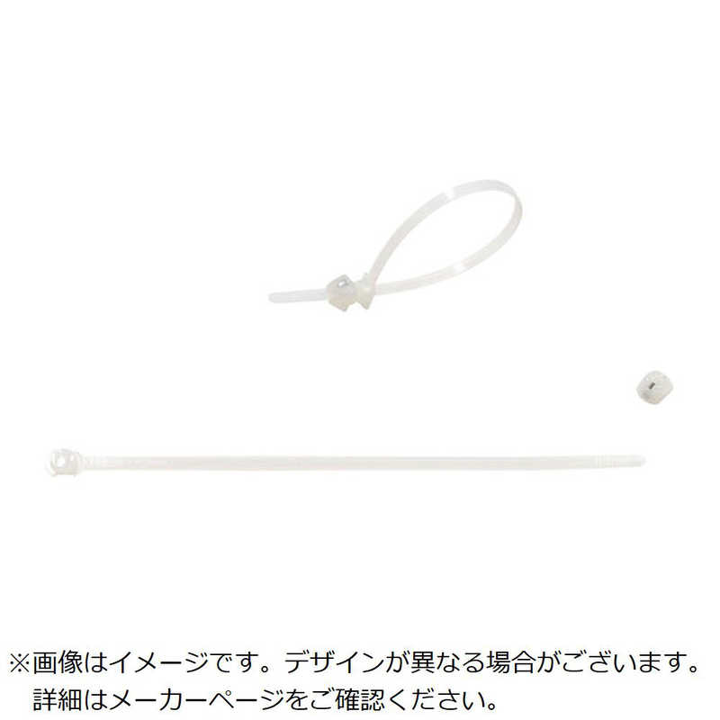 ABB　TY-Rap ブラインドヘッド結束バンド ブラインドヘッド結束バンド標準(ナチュラル色)(大袋)幅3.6X長さ160mm1000本入り　TYG34M