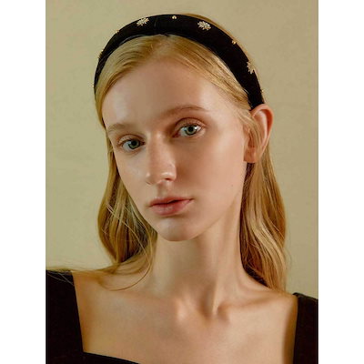 ⓝⓔⓦ【ひまわり付きコットンレース】ベビーヘアクリップ キッズヘア