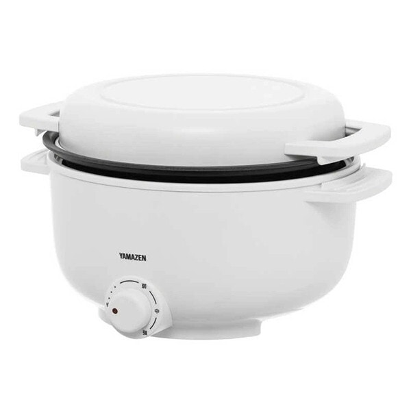 YMCP-S650(W) ホワイト グリル鍋