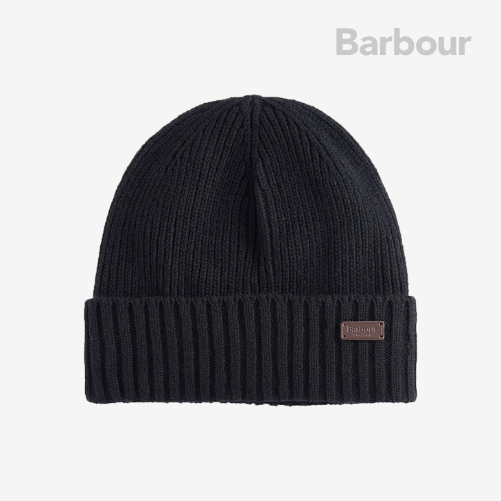 カールトン ビーニー ハット ニット キャップ/ブラック（MHA0449）
