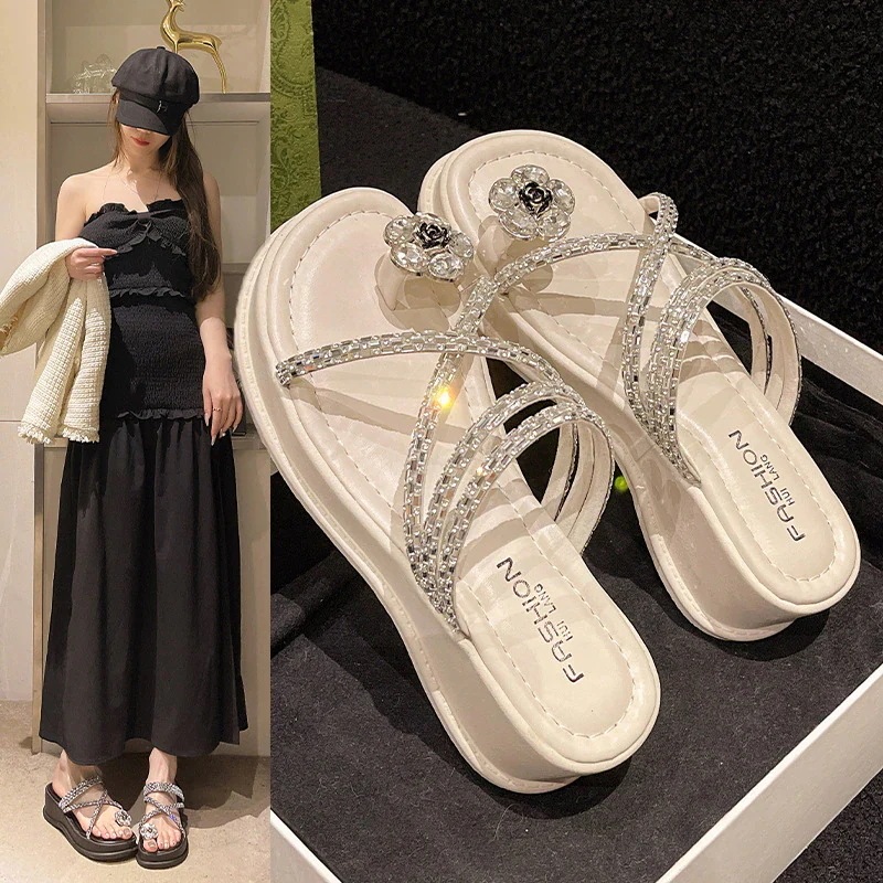 サンダル レディース 新作サンダル レディースファッション 厚底サンダル スリッパ ファッション 軽量 クリップトゥ レディースサンダル