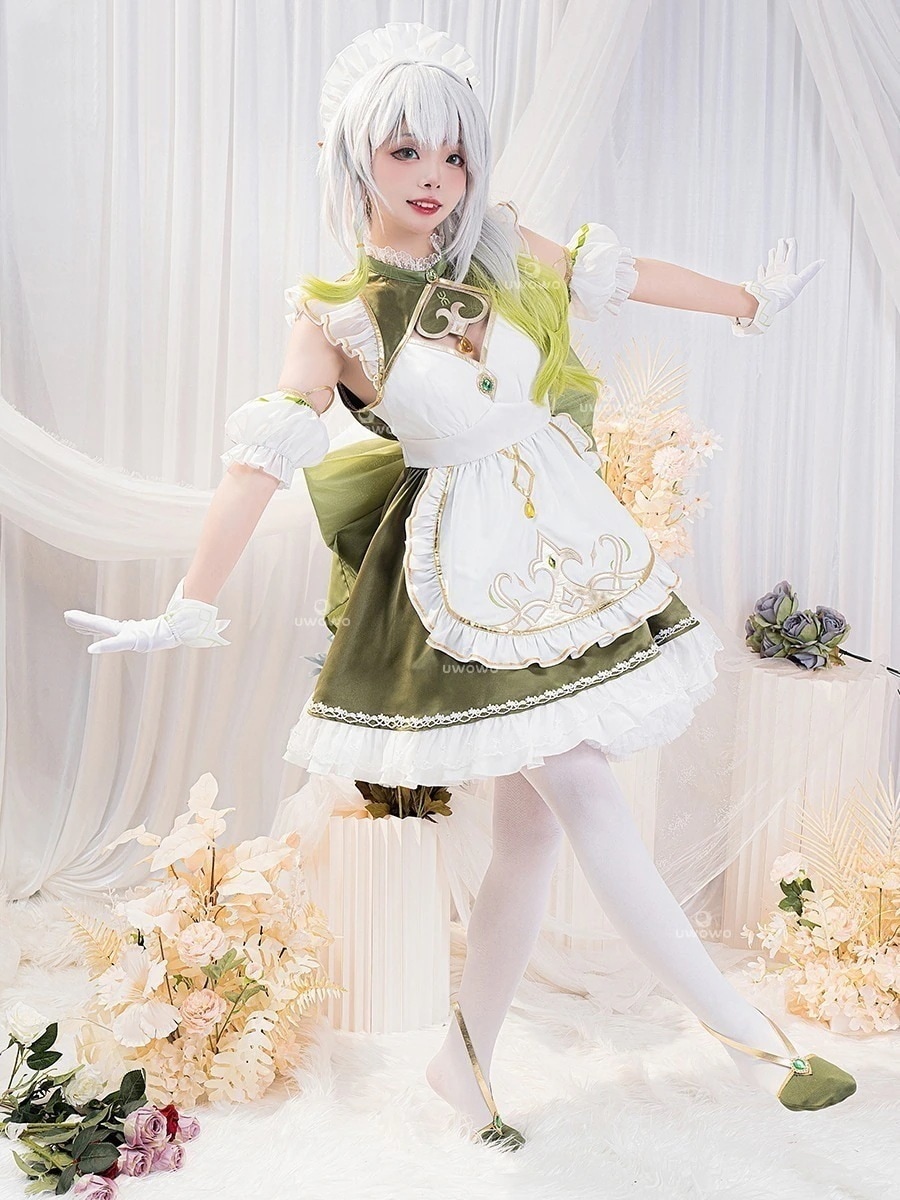 イベント文化祭 クリスマス ハロウィン 仮装 変身 コスチューム ロリータ メイド服 Nahida ナヒーダコスプレ Genshin げんしん 原神 スーツ ハロウィン 2023年新作入荷コスプレ