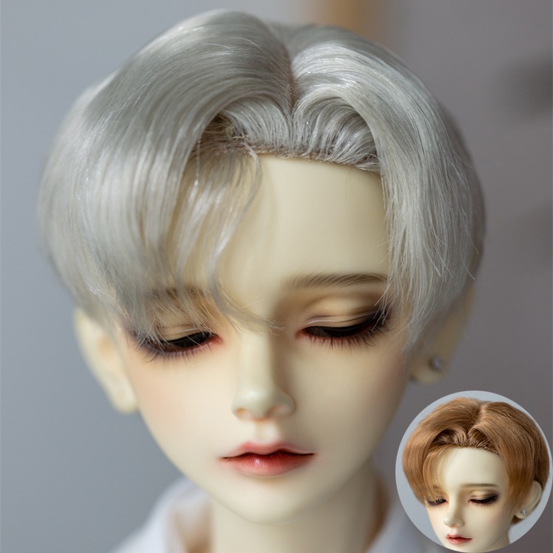 BJDドールウィッグ 手入れ 前髪 ショート SD/小顔SD/MSDサイズ人形用