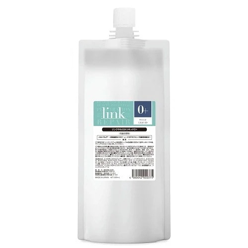 [国内正規品]リンク やわらかリキッド 0+ 500ml Link 髪質改善 髪管理 メルトウレア 毛髪補修 キューティクル 非結晶型セラミド エルカラクトン 毛髪の疎水化