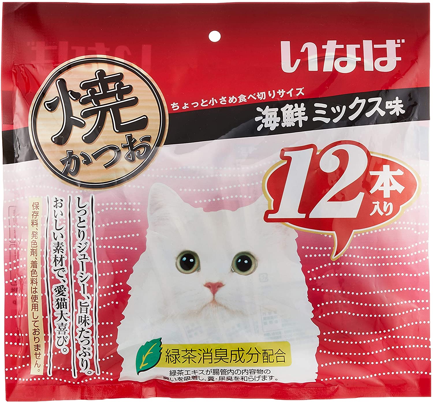 期限2022.12】いなば 焼かつお かつおミックス味12本入×10個 - 猫