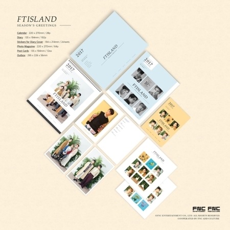 【平日翌日発送】【初回限定ポスターなしCDのみ】FTISLAND [2017 FTISLAND SEASON’S GREETINGS] シグリ KPOP CD FNC