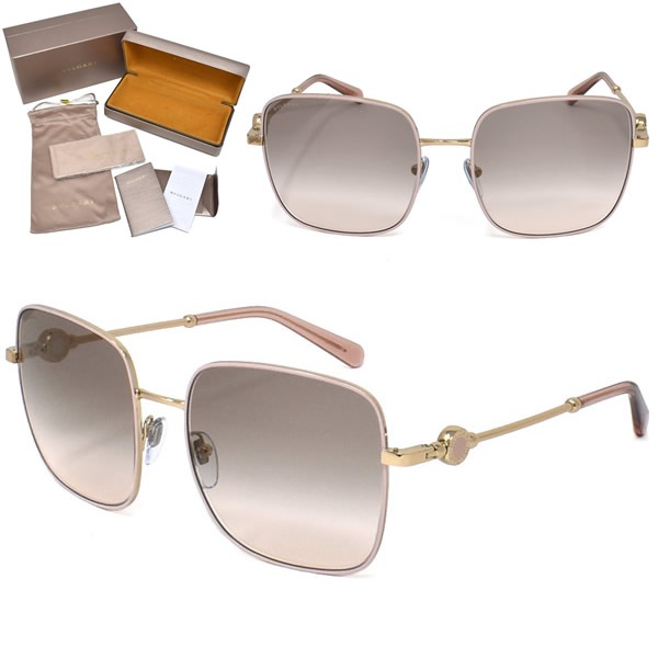 サングラス 0BV6165 20633B 57 サングラス スマート メンズ レディース ユニセックス ピンクゴールド シャンパン ピンクグラデーショングレー