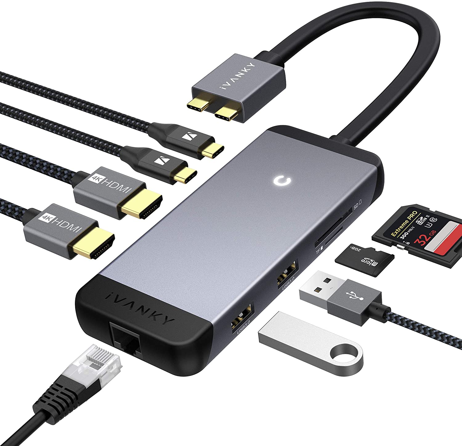 【本日限定価格】 iVANKY デバイス対応 c type などusb Matebook Huawe