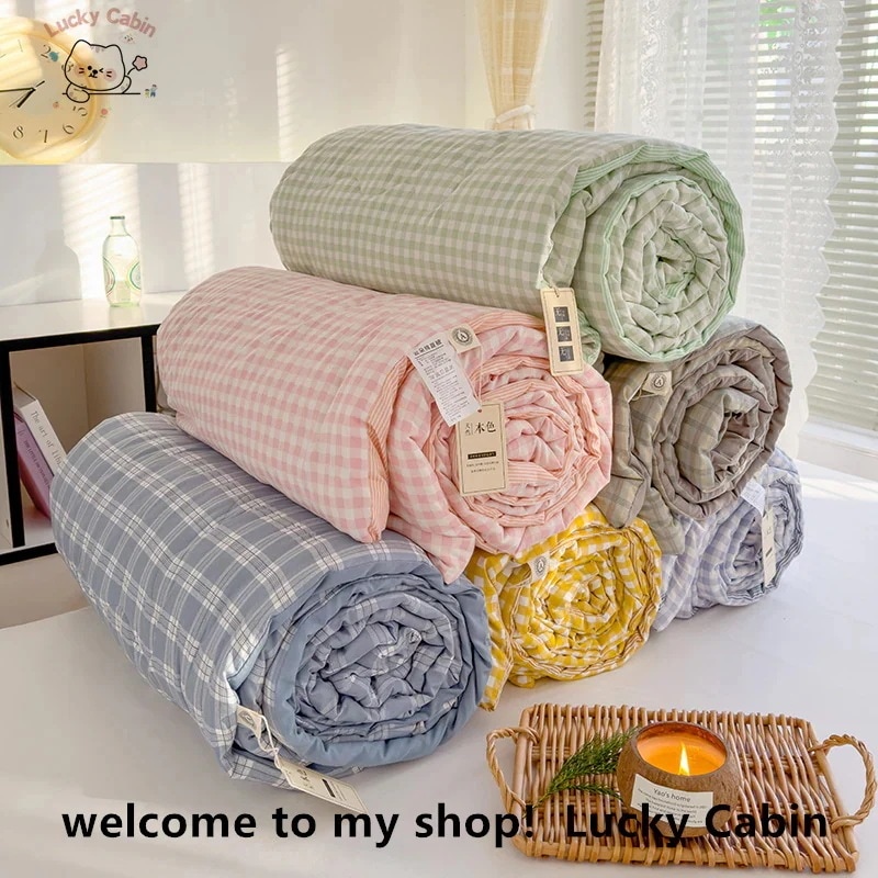 作入荷布団カバーa類の母子級の雲の綿の柔らかい夏ペアエアコン夏涼しさで洗濯可能韓国フリル付き柔らか肌触り掛け布団カバーストライプ夏寝具肌掛け30%までに制限 4,775円