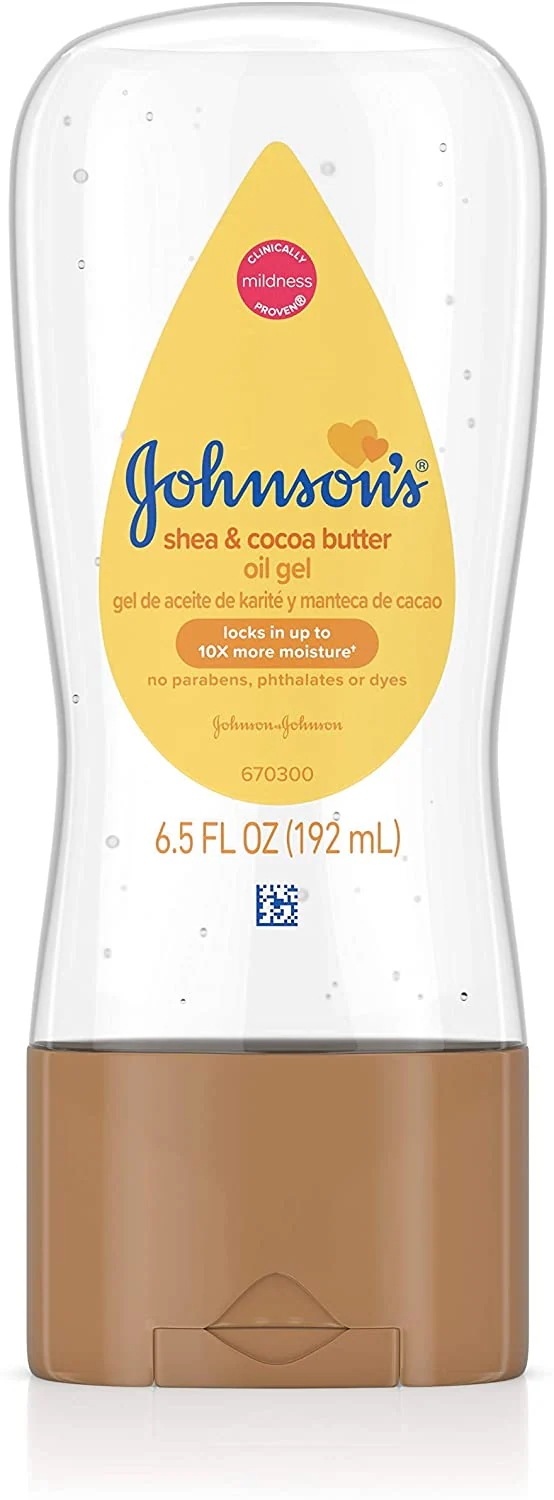 シアとココアバターで強化されたオーソンのベビーオイルジェルベビーマッサージに最適6.5fl.oz