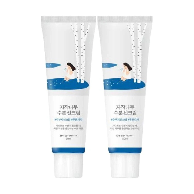 [1+1] 白樺 水分 日焼け止め 50ml, 2個