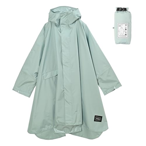 [キウ] スタンダードレインポンチョ 2ND STANDARD RAIN PONCHO - 2ND 防水 撥水 はっ水 耐水 豪雨対応 雨対策 大雨 台風 梅雨 レインコート スリーブポンチョ 雨具