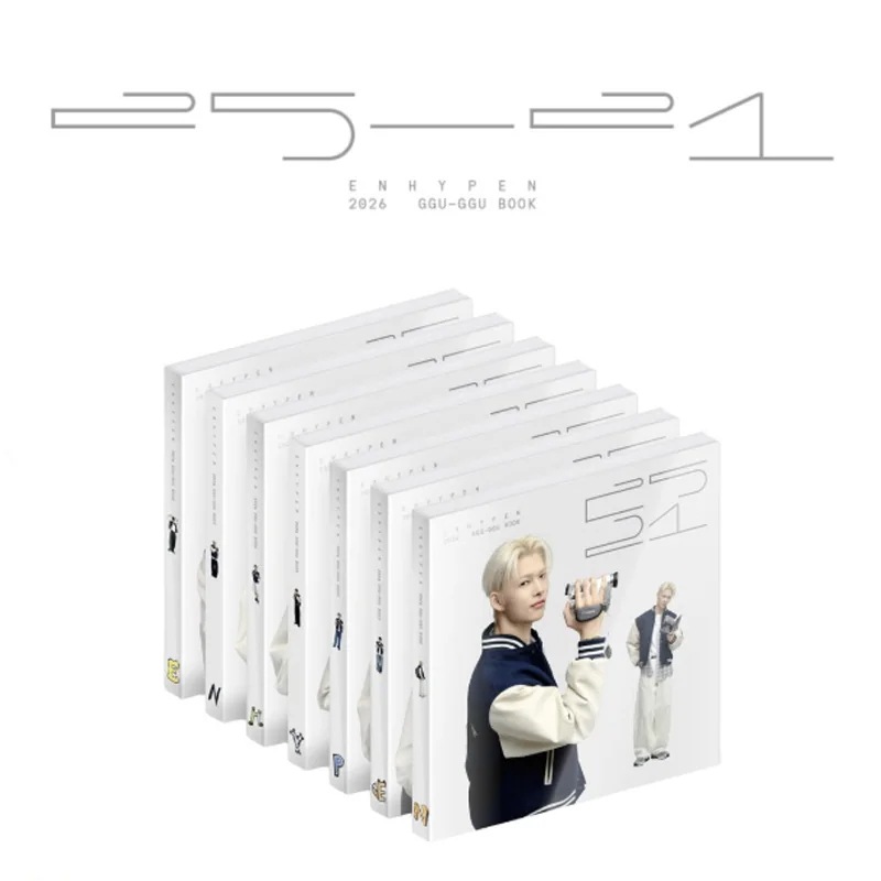 [7種セット] ENHYPEN 2026 GGU GGU BOOK [25-21] / エンハイプン 公式グッズ