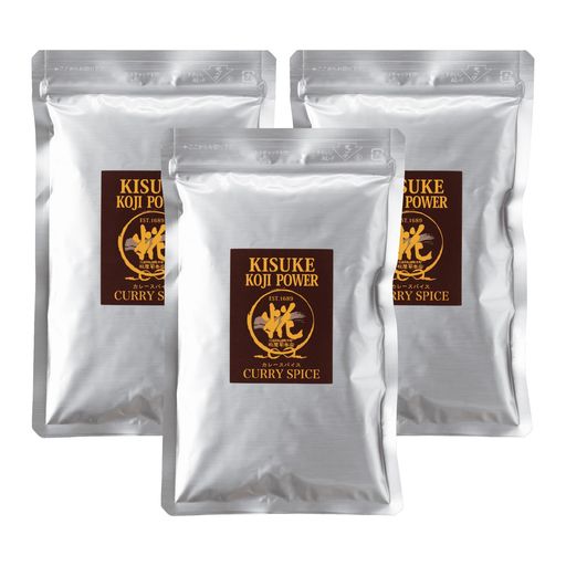 糀屋本店 キスケ糀パワー カレースパイス(化学調味料・油・小麦粉不使用) 120G袋入り 3個セット