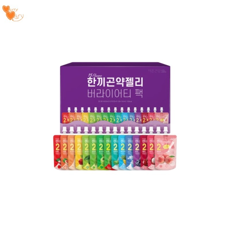 一食こんにゃくゼリー バラエティーパック 30パック（15種2個ずつ）