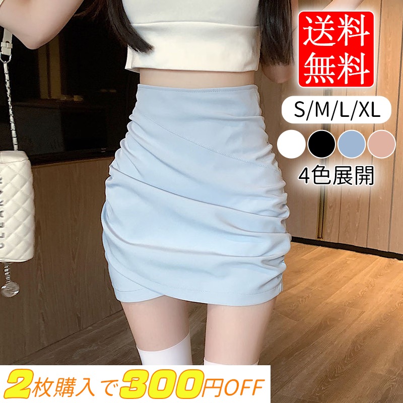 Qoo10] 脚魅せミニスカート スカート 韓国ファッ : レディース服
