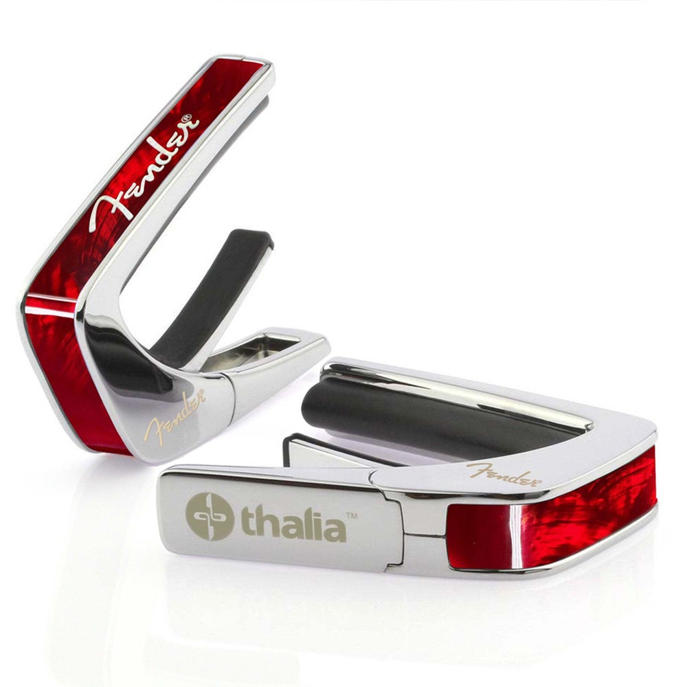 Thalia Capos ギターカポ Fender コラボモデル クローム仕上げ TH-FENCC-01 Red Angel Wing 生産終了モデル・廃盤 アメリカ製【並行輸入】