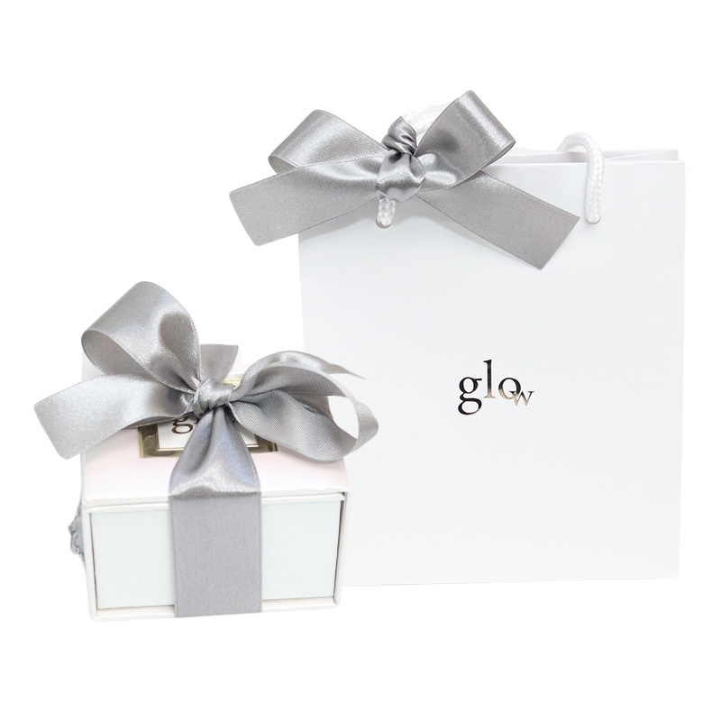 glow ネックレス ライン キュービック ティナライン k10 イエローゴールド