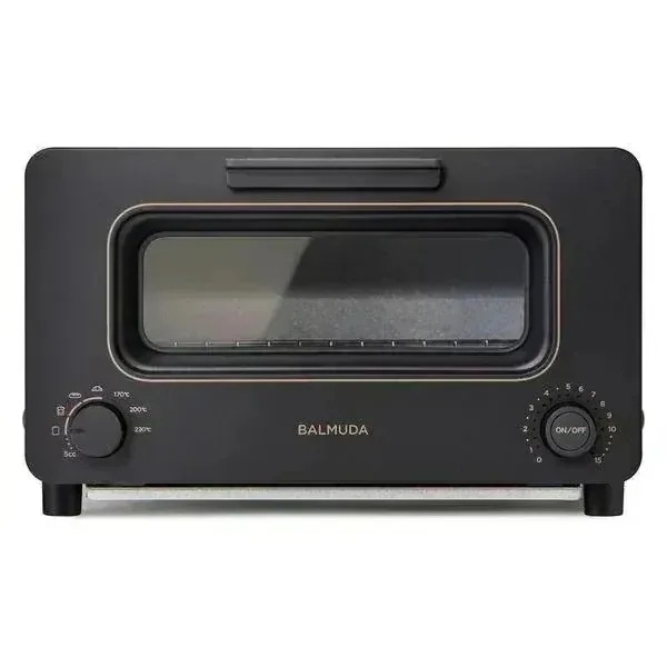 バルミューダ オーブントースター 2枚 スチーム 小型 The Toaster K11A-BK ブラック BALMUDA