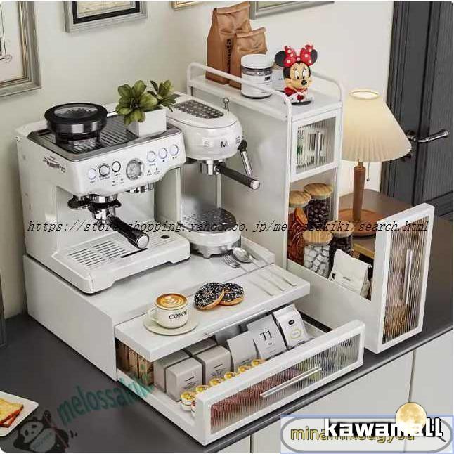 [速達最新]家電下引出し スライドテーブル レンジ下収納 レンジ台 カウンター上 キッチン収納 炊飯器 トースタータック トースター台 レンジ下 トレイ トレー