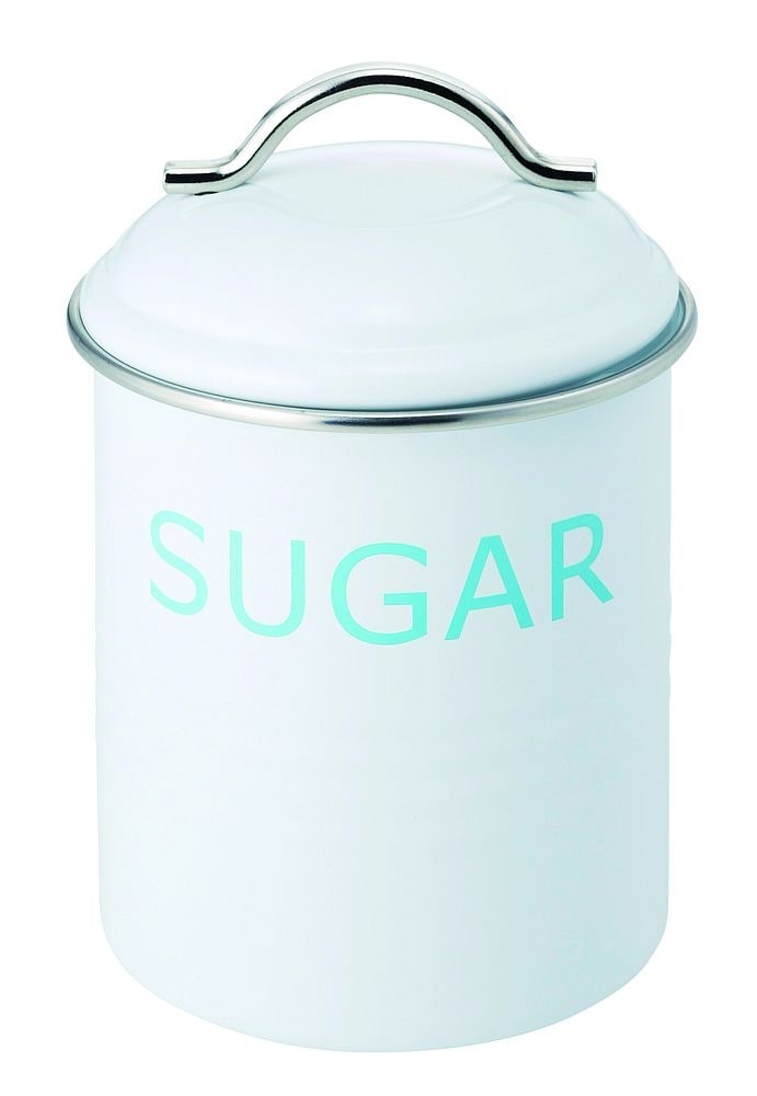 （まとめ買い）佐藤金属興業 保存容器 バーネットキャニスター 白 SUGAR [x3]