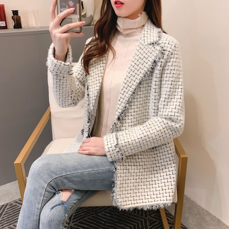 ダッフルコート チェック柄 ゆったり 厚手 ウール アウター コート レディース 冬 冬物 秋服 秋