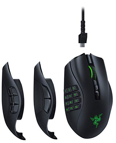 Razer Naga Pro ワイヤレス ゲーミングマウス 最大20ボタン サイドボタンを2/6/1