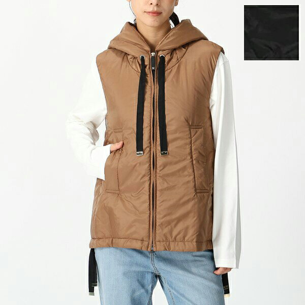 ダウンジャケット コート グリーンGO テクニカル キャンバス フーデット ジレ 中綿 レディース GREENGO 2529296024600 THE CUBE