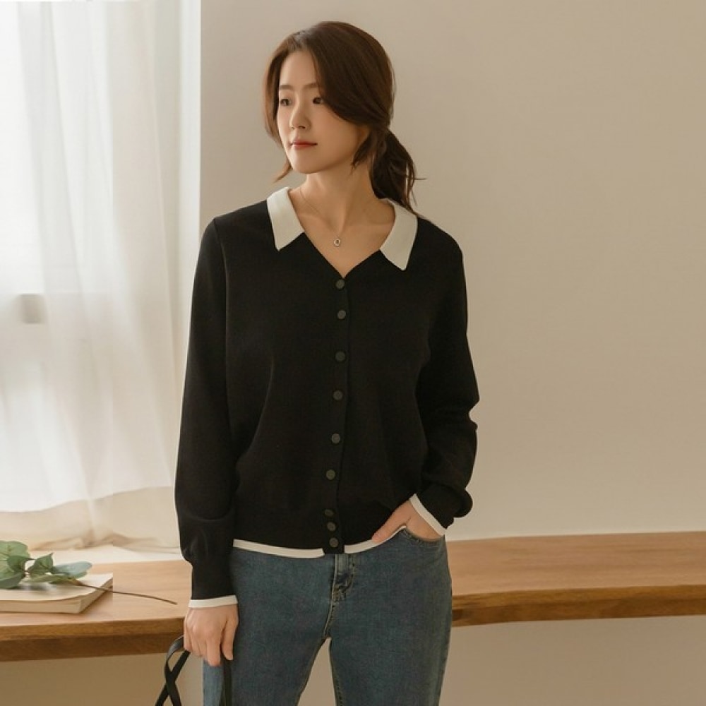 [Elysia] コロビスコースVカラーカーディガン