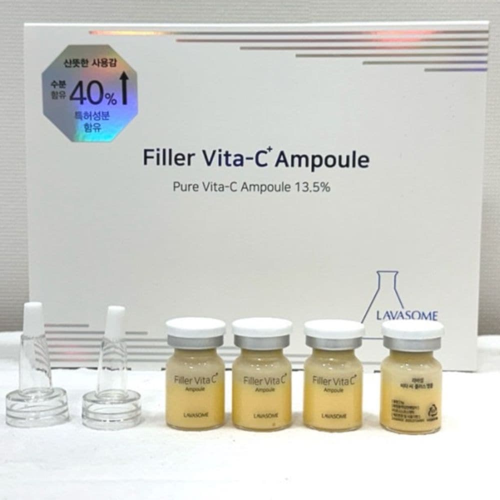 [エマ]ビタミンc / フィラー ビタCアンプル 5mlx4個入 / 13.5%純粋ビタミンCフィラー / 135,000ppm 高濃縮純粋ビタミンC 11,310円