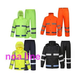 レインコート 雨カッパ ワークマン レインスーツ レインウェア 上下セット 厚手 防水 撥水 男女兼用 通勤通学 ネイビー