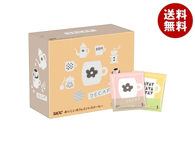 UCC おいしいカフェインレスコーヒー ワンドリップコーヒー (7g＊50P)＊6箱入