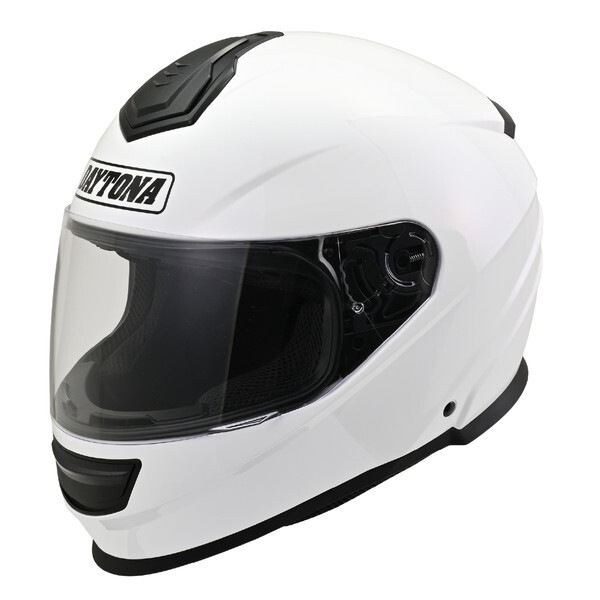 D46527 ヘルメット フルフェイス スピーカーホール装備 DN-003NM ホワイト Mサイズ(57-58cm)