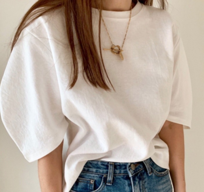 シャツ レディース カットソー Tシャツ 半袖 パフスリーブ 無地 トップス デート かわいい 大人 シンプル カジュアル 大人 上品 おしゃれ 着回し ロングシーズン 運動 公園 学生 オフィス