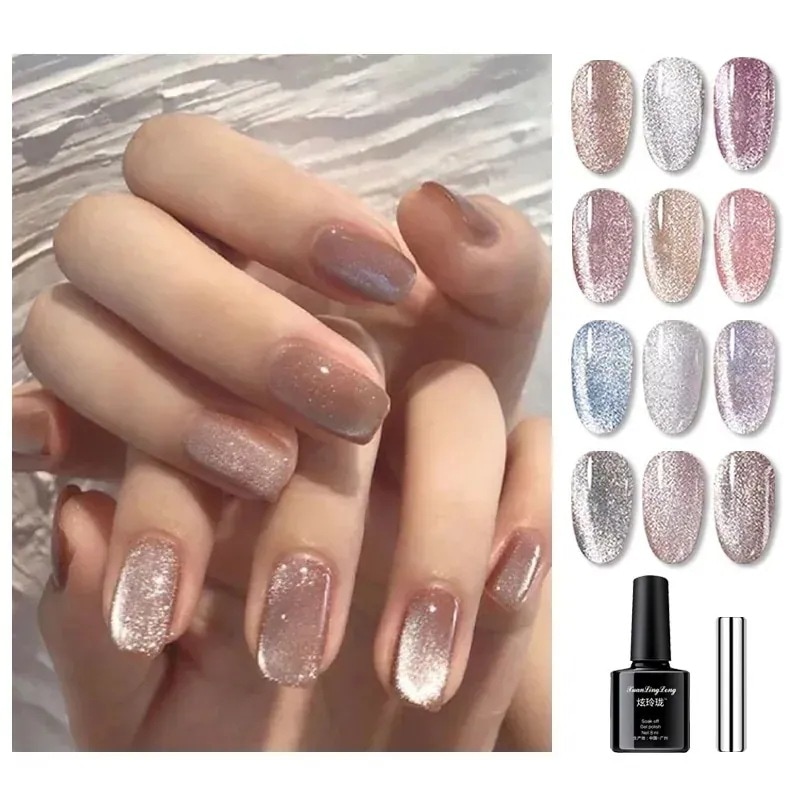 【10点セット】で大人気 大好評 24色 マグネットジェル ギャラクシーシリーズキャッツアイ ジェルネイル マグネット