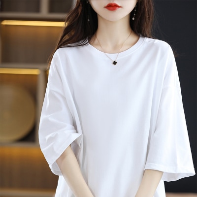 トップス デート Tシャツ カットソー 袖あり 半袖 かわいい 大人可愛い きれいめ シンプル カジュアル 大人 上品 おしゃれ お洒落 主役級 存在感 夏 10代 20代 30代 レディース 女性用