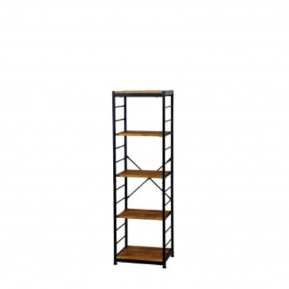 弘益(KOEKI) UTILITY ライクビンテージ フリーラック5段 スリム ブラウン VKRS5BR