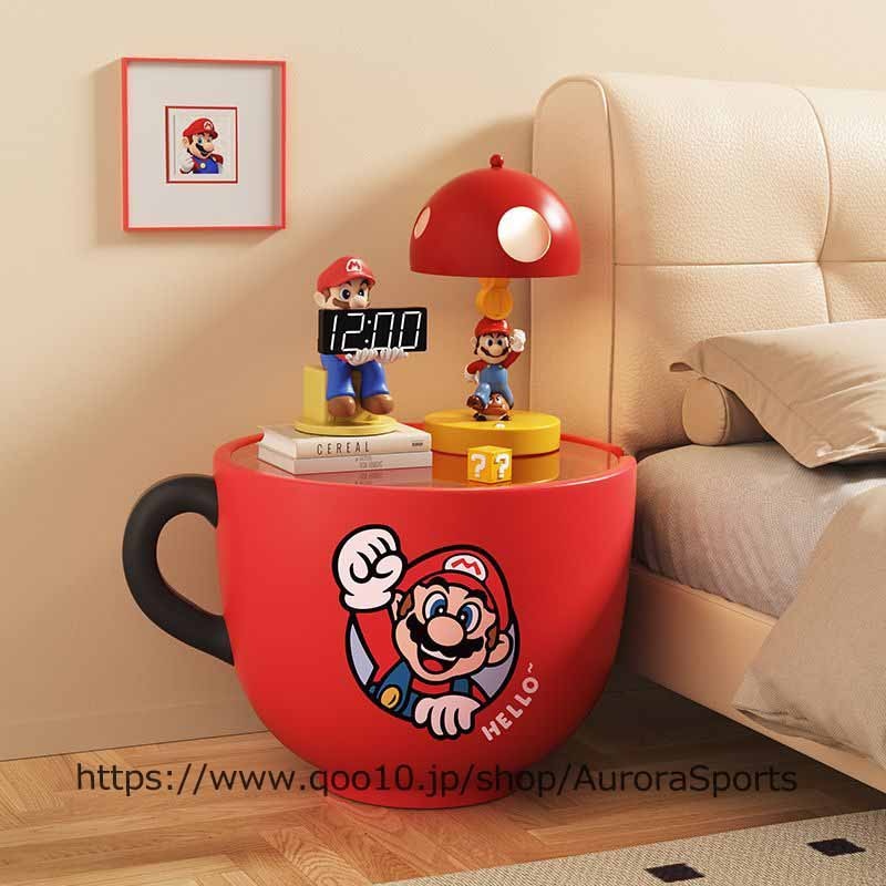 かわいい マリオ 収納兼用テーブル サイドテーブル インテリア雑貨 誕生日 プレゼント テーブルアクセサリー